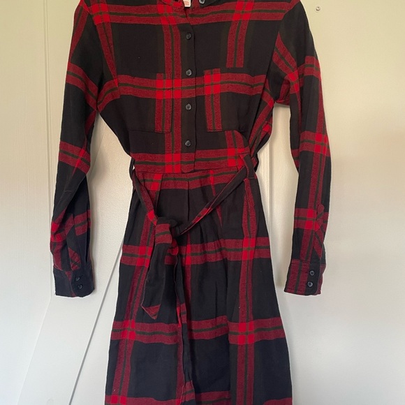 Joe Fresh Plaid Midi Dress - Picture 3 of 6